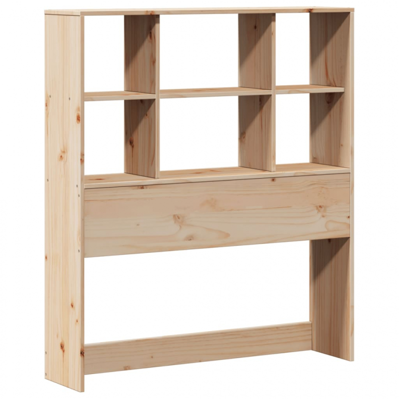 Kopfteil mit Stauraum 100 cm Massivholz Kiefer