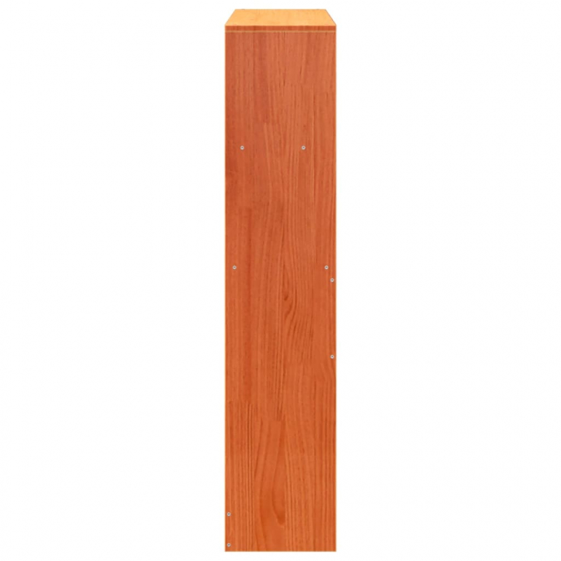 Kopfteil mit Stauraum Wachsbraun 90 cm Massivholz Kiefer