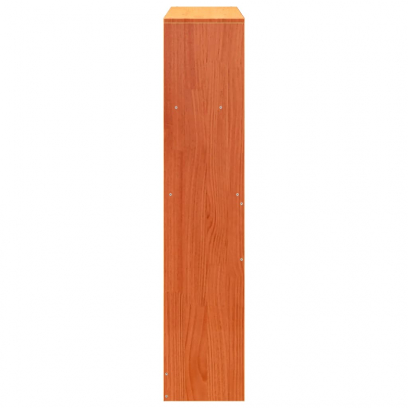 Kopfteil mit Stauraum Wachsbraun 75 cm Massivholz Kiefer