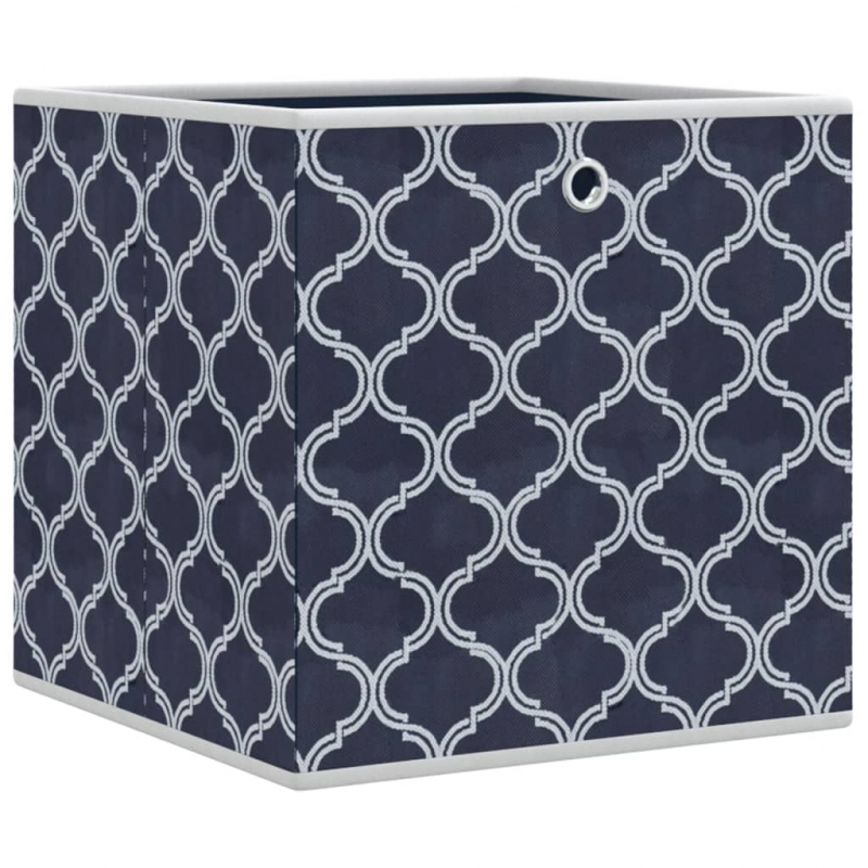 Faltboxen 10 Stk. Blau 32x32x32 cm Vlies