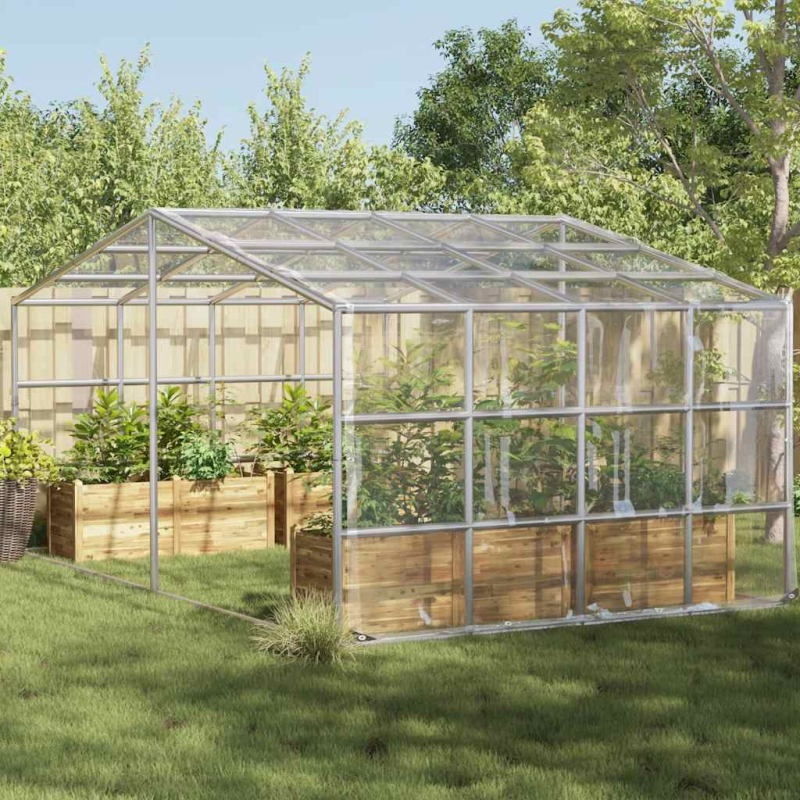 Pflanzenabdeckung mit Ösen 3x8 m PVC