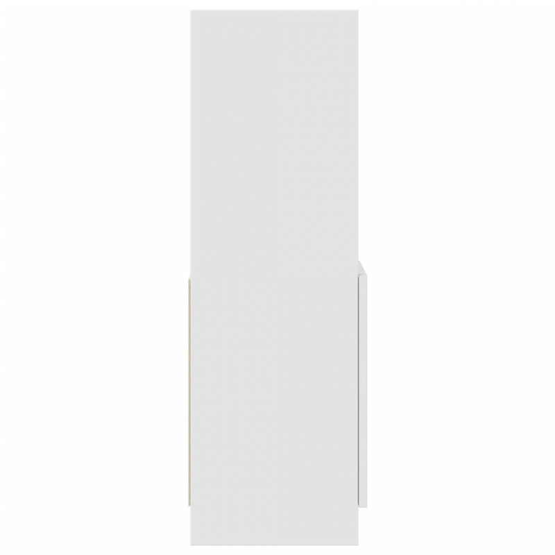 Highboard Weiß 92x33x100 cm Holzwerkstoff