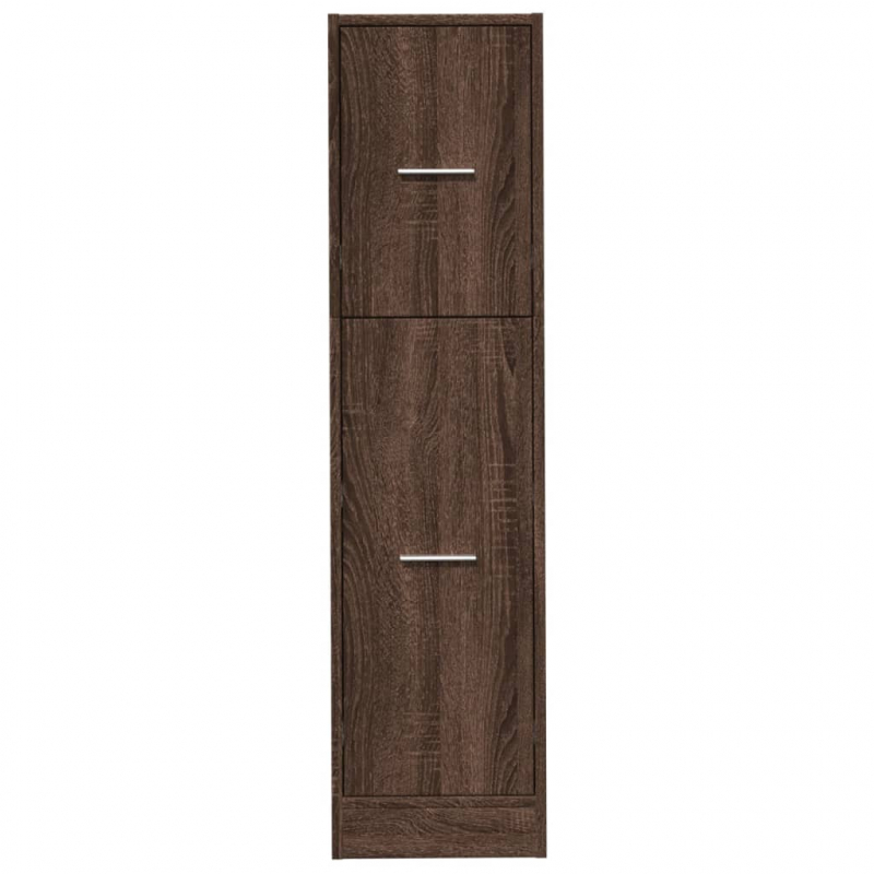 Apothekerschrank Braun Eichen-Optik 30x41x118 cm Holzwerkstoff