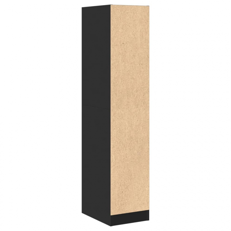 Apothekerschrank Schwarz 30x41x144,5 cm Holzwerkstoff