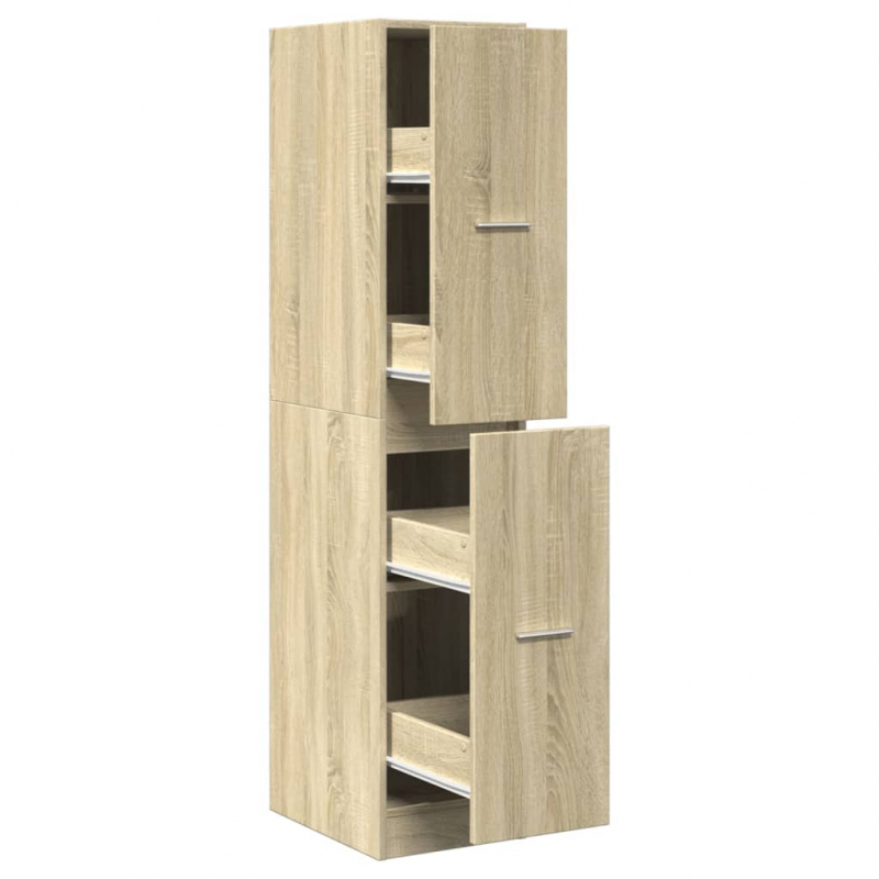 Apothekerschrank Sonoma-Eiche 30x41x144,5 cm Holzwerkstoff