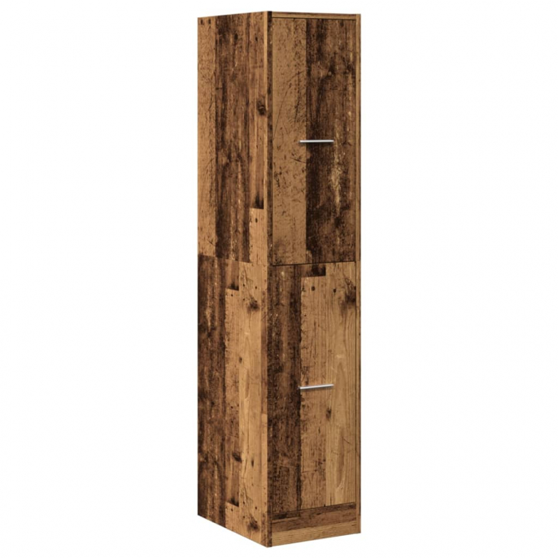 Apothekerschrank Altholz-Optik 30x41x144,5 cm Holzwerkstoff