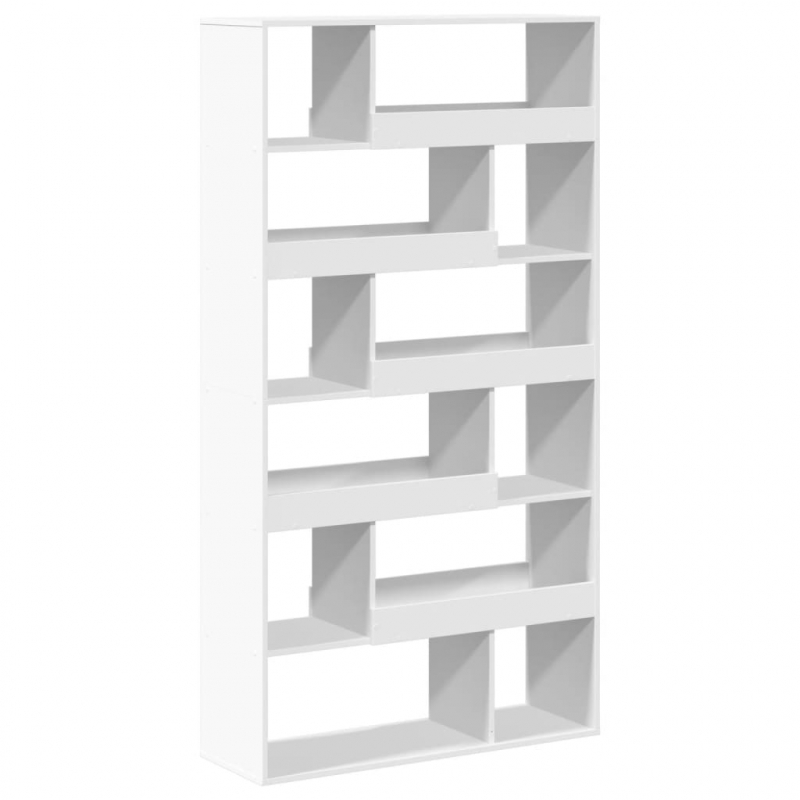Bücherregal Weiß 100x33x187,5 cm Holzwerkstoff