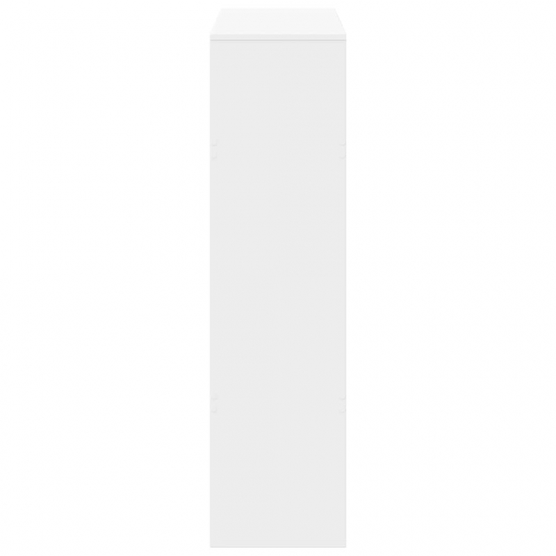 Bücherregal Weiß 100x33x125,5 cm Holzwerkstoff