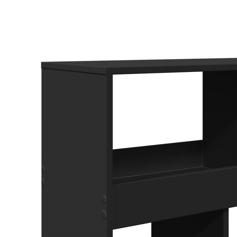 Bücherregal Schwarz 100x33x125,5 cm Holzwerkstoff