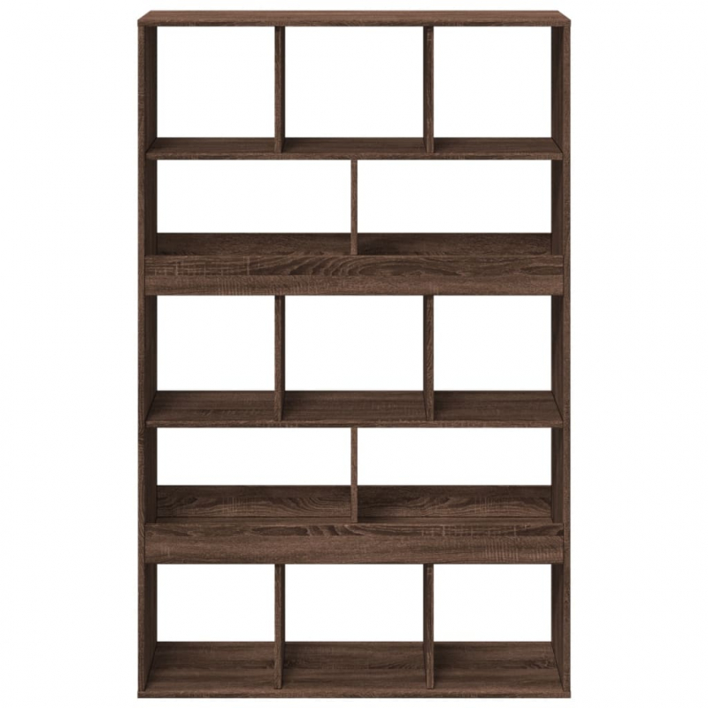 Bücherregal Braun Eichen-Optik 100x33x156,5 cm Holzwerkstoff