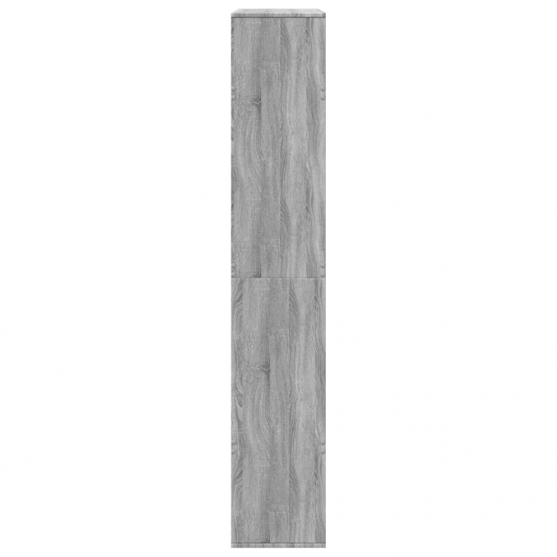 Bücherregal Grau Sonoma 100x33x187,5 cm Holzwerkstoff