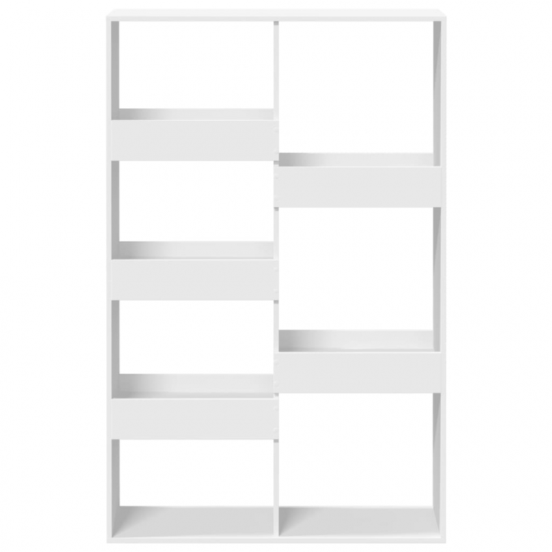 Bücherregal Weiß 100x33x155,5 cm Holzwerkstoff