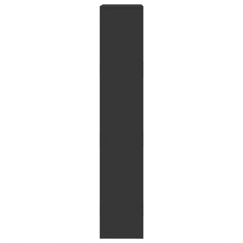 Raumteiler Schwarz 100x33x175 cm Holzwerkstoff