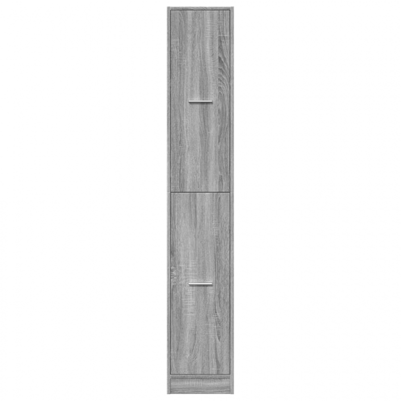Apothekerschrank Grau Sonoma 30x41x174,5 cm Holzwerkstoff