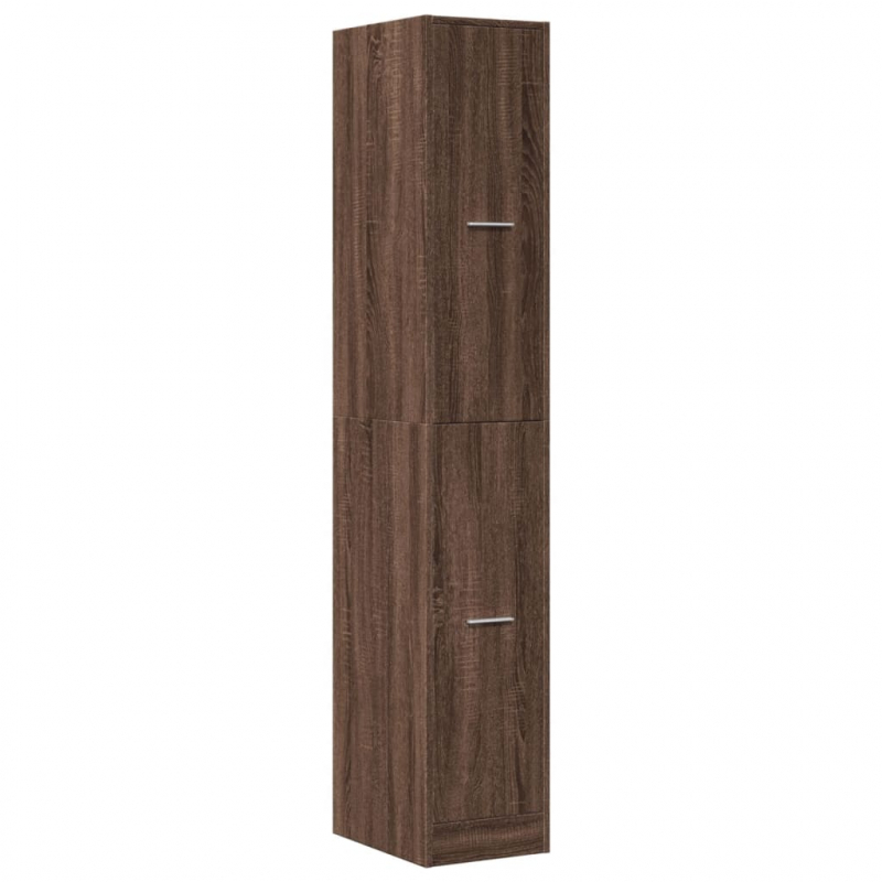 Apothekerschrank Eichen-Optik 30x41x174,5 cm Holzwerkstoff