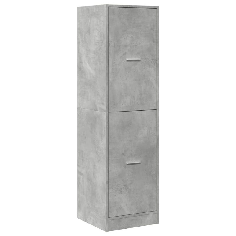 Apothekerschrank Betongrau 40x41x144,5 cm Holzwerkstoff