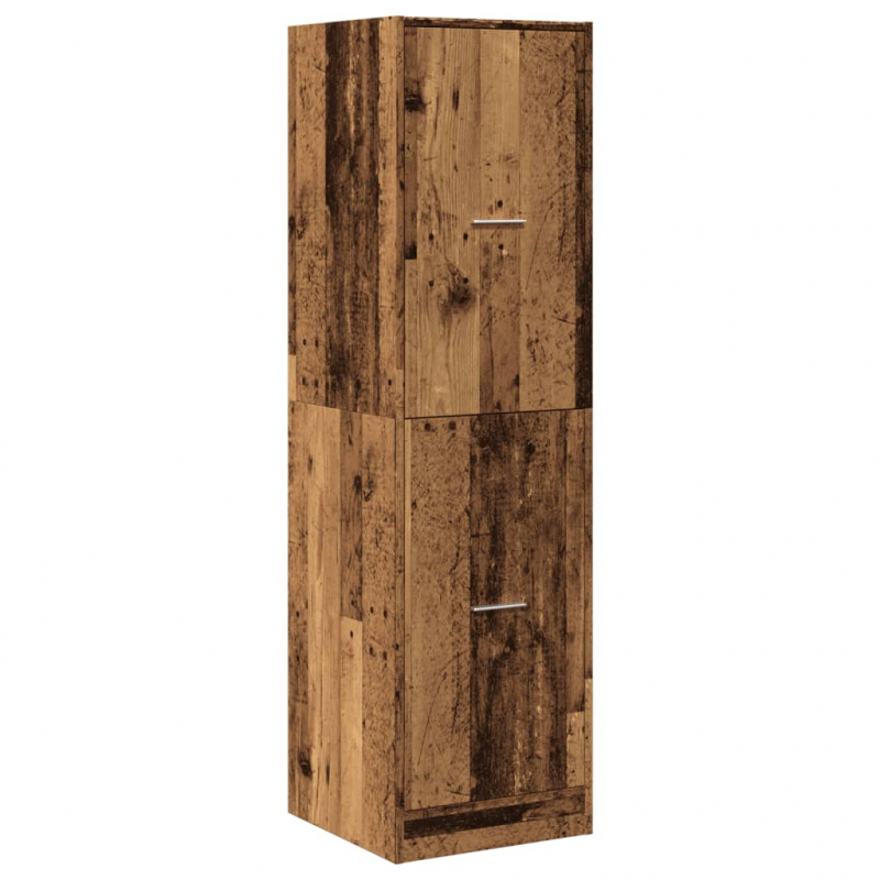 Apothekerschrank Altholz-Optik 40x41x144,5 cm Holzwerkstoff