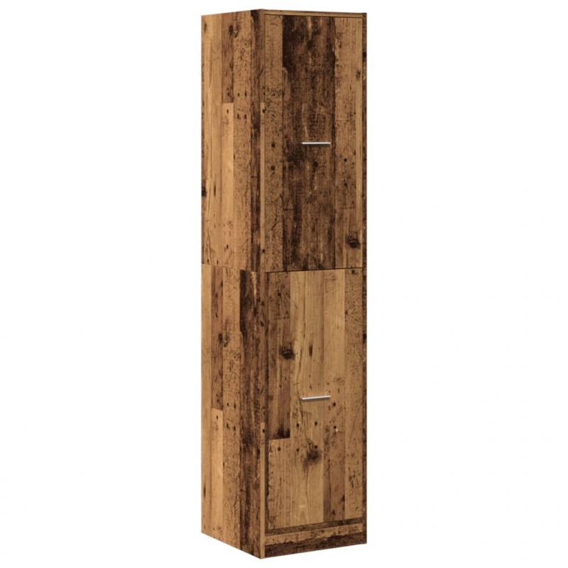 Apothekerschrank Altholz-Optik 40x41x174,5 cm Holzwerkstoff