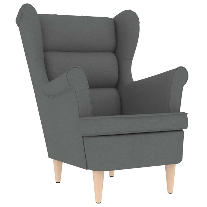 Sessel Dunkelgrau 74x84x100 cm Stoff