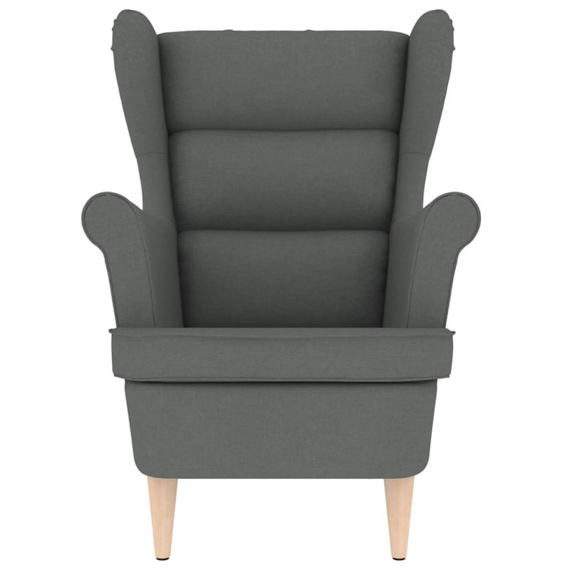 Sessel Dunkelgrau 74x84x100 cm Stoff