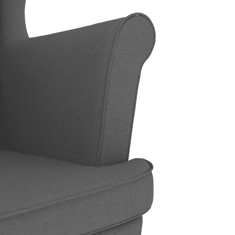Sessel Dunkelgrau 74x84x100 cm Stoff