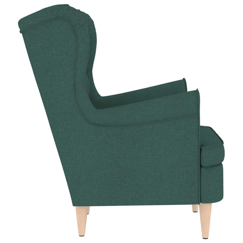 Sessel Dunkelgrün 74x84x100 cm Stoff