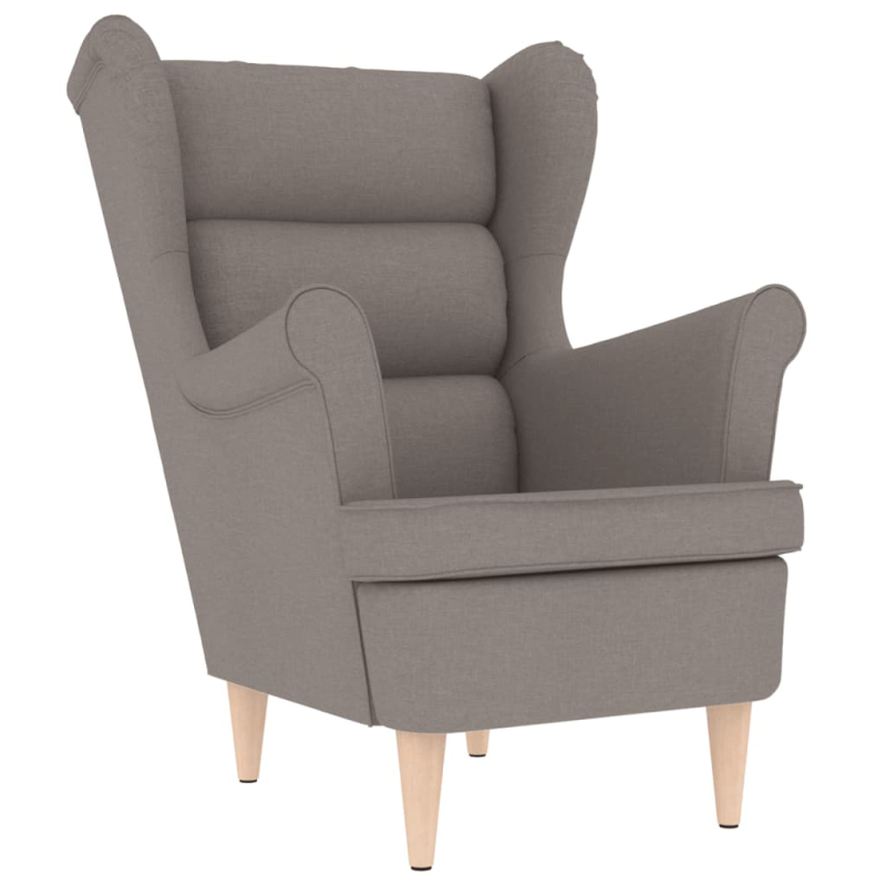 Sessel Taupe 74x84x100 cm Stoff