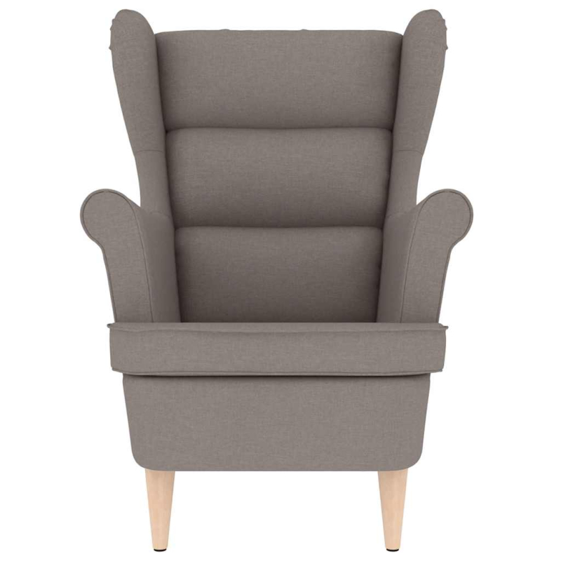 Sessel Taupe 74x84x100 cm Stoff