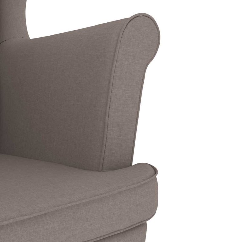 Sessel Taupe 74x84x100 cm Stoff