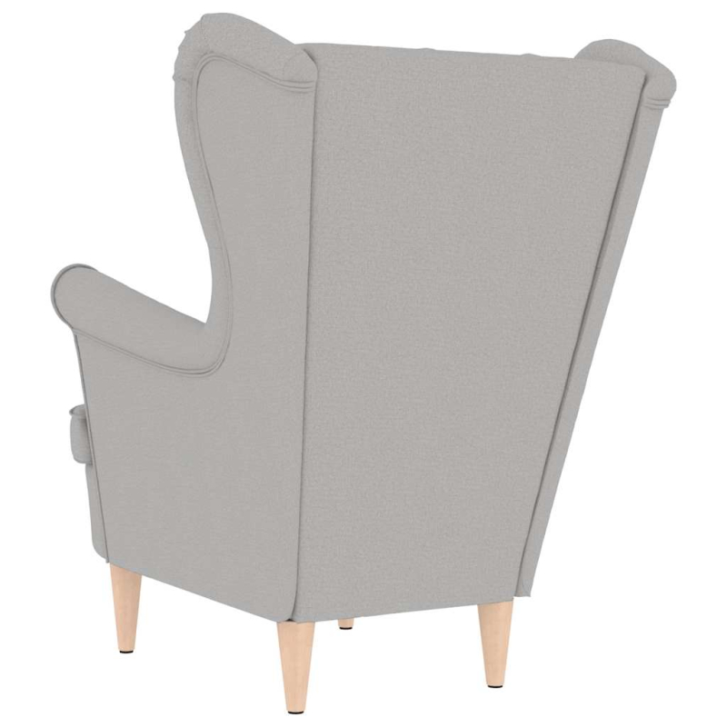 Sessel Wolkengrau 74x84x100 cm Stoff