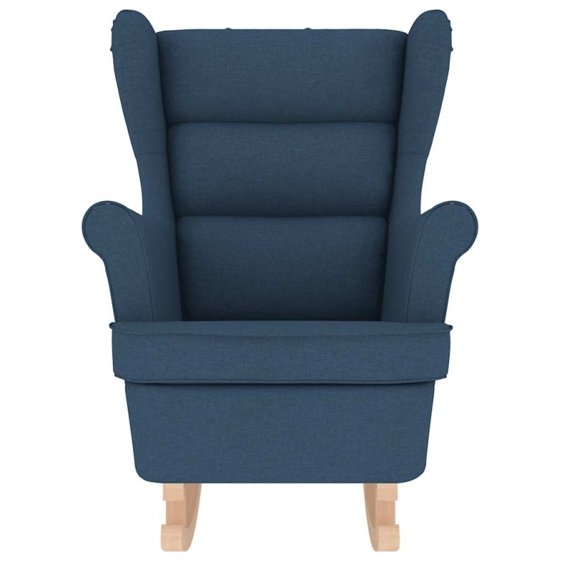 Schaukelsessel Blau 74x90x102 cm Stoff