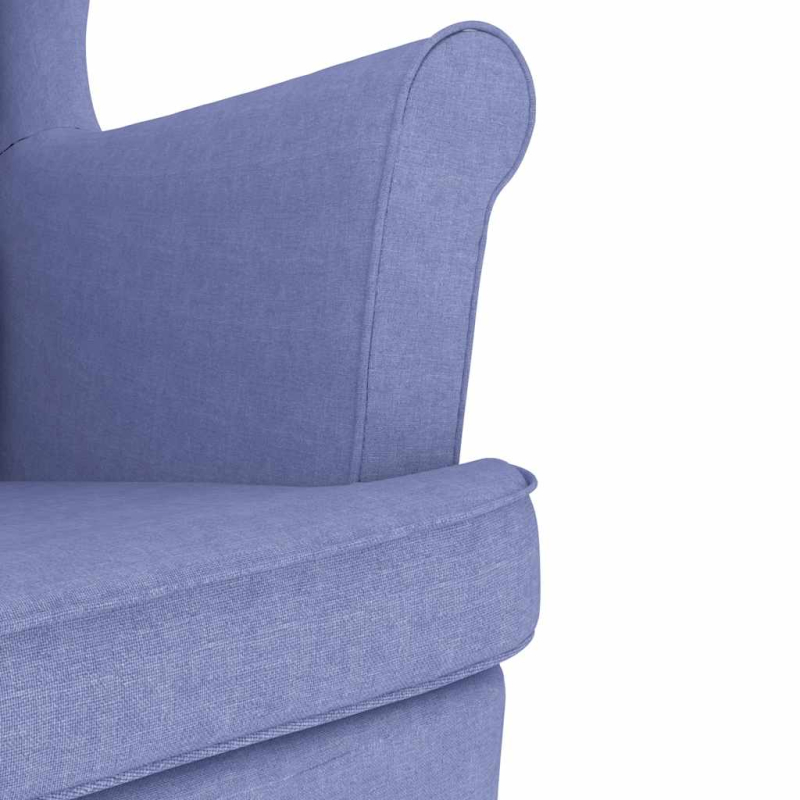 Schaukelsessel Jeansblau 74x90x102 cm Stoff