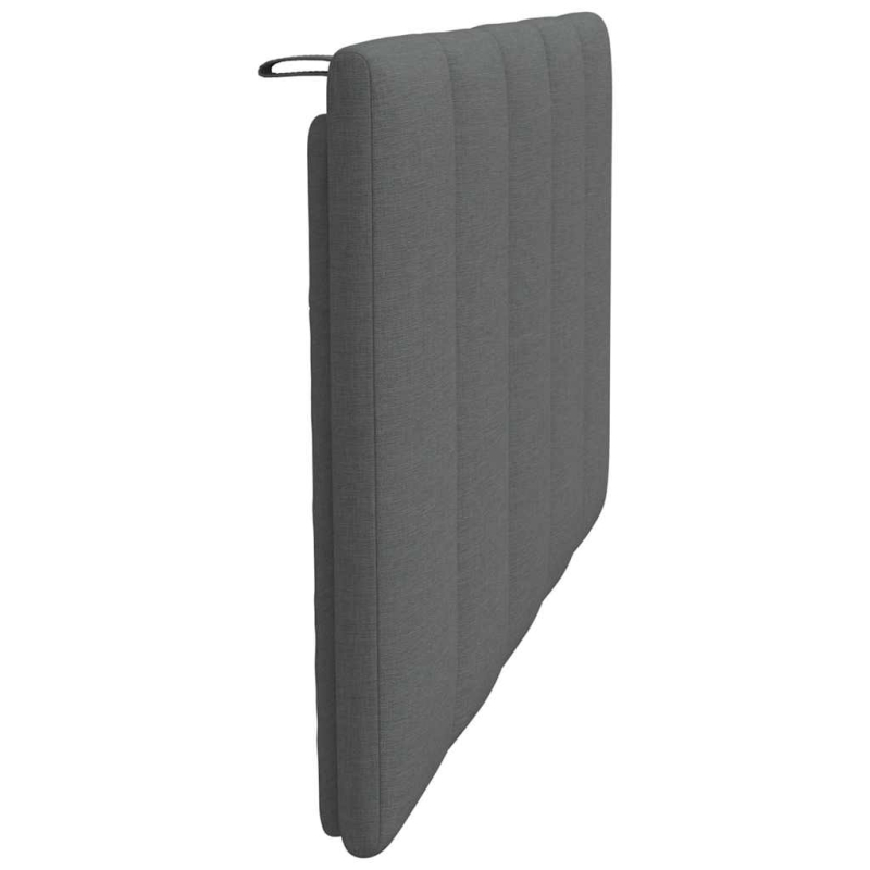 Kopfteil-Kissen Dunkelgrau 80 cm Stoff