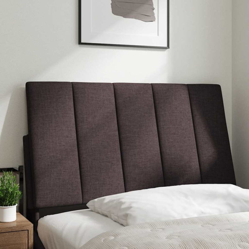 Kopfteil-Kissen Dunkelbraun 80 cm Stoff