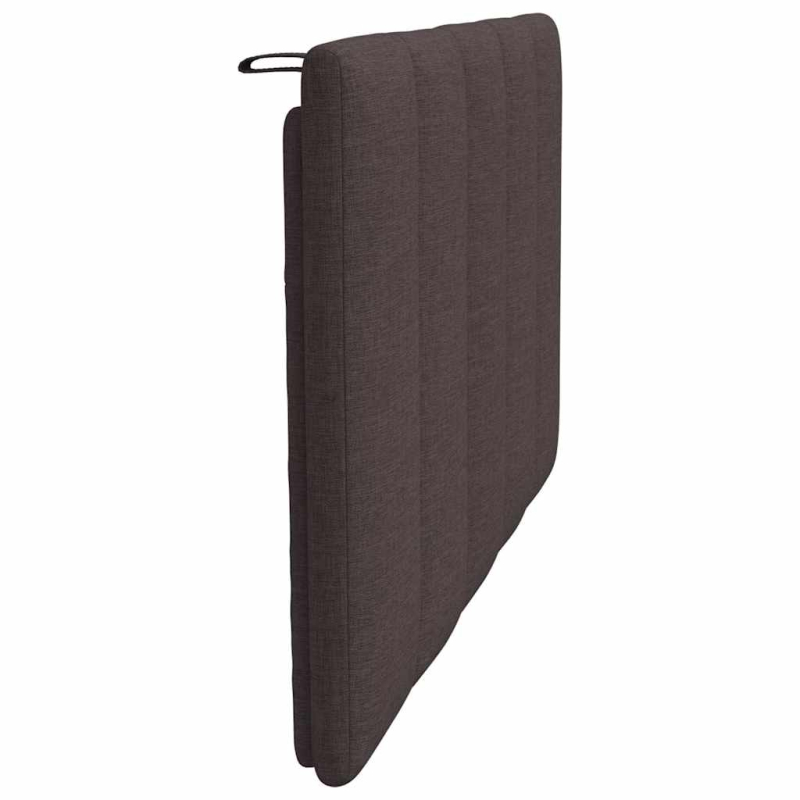 Kopfteil-Kissen Dunkelbraun 80 cm Stoff