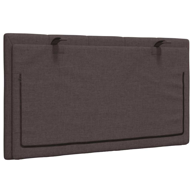 Kopfteil-Kissen Dunkelbraun 80 cm Stoff