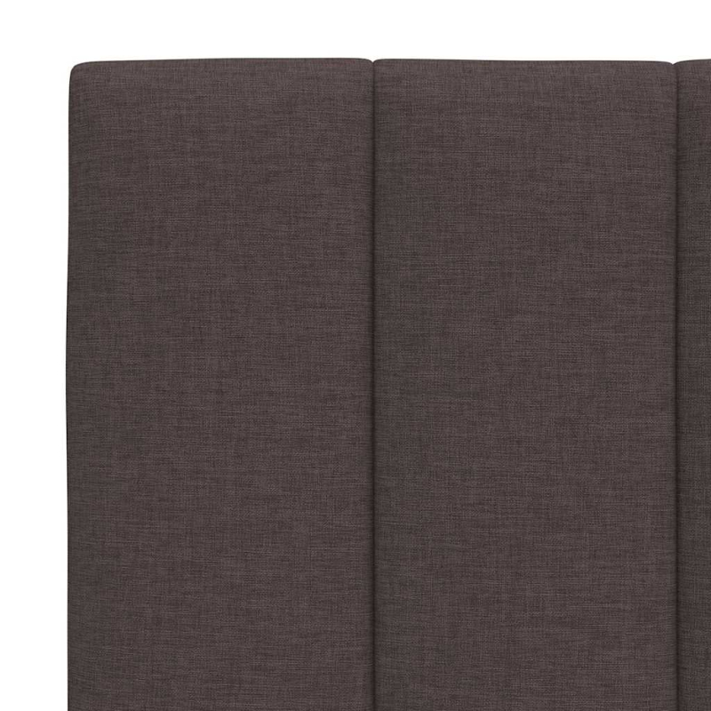 Kopfteil-Kissen Dunkelbraun 80 cm Stoff