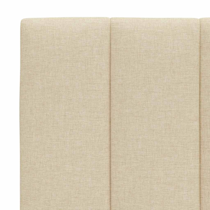 Kopfteil-Kissen Creme 80 cm Stoff