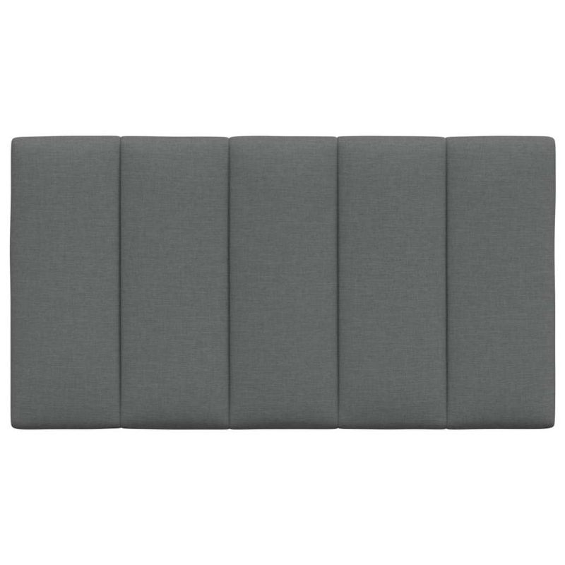 Kopfteil-Kissen Dunkelgrau 90 cm Stoff