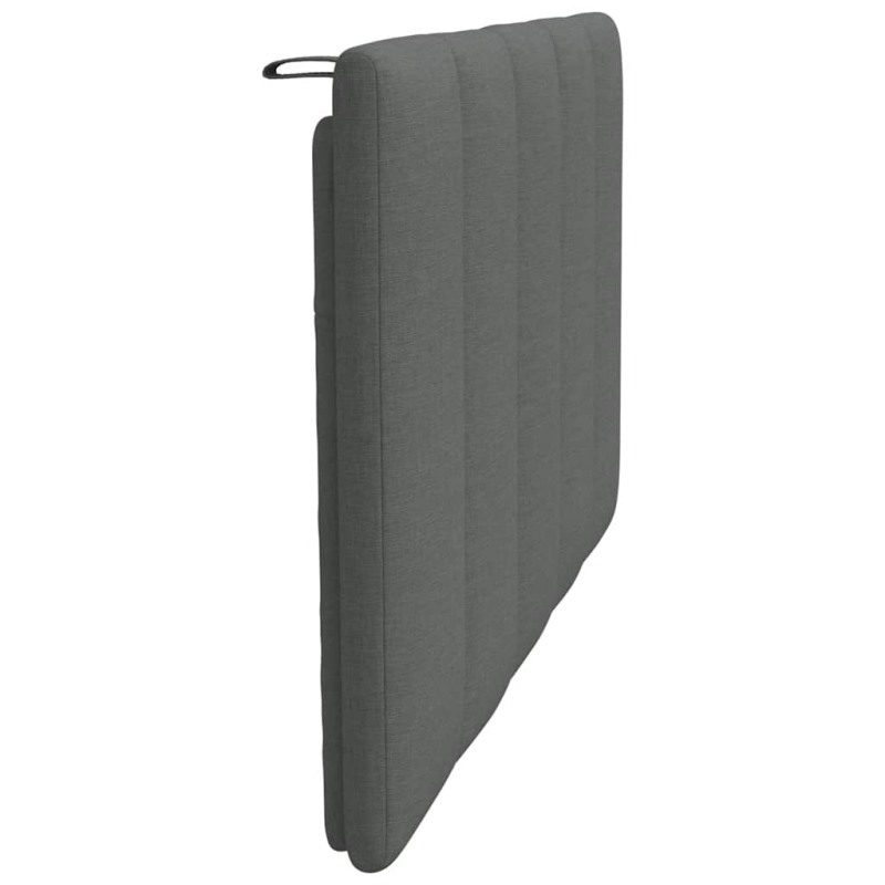 Kopfteil-Kissen Dunkelgrau 90 cm Stoff