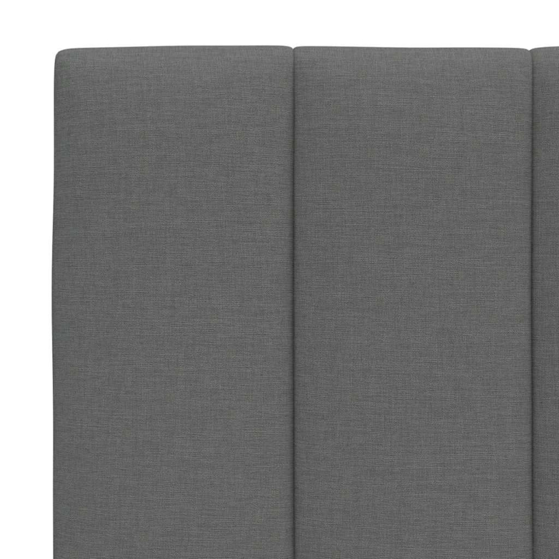 Kopfteil-Kissen Dunkelgrau 90 cm Stoff