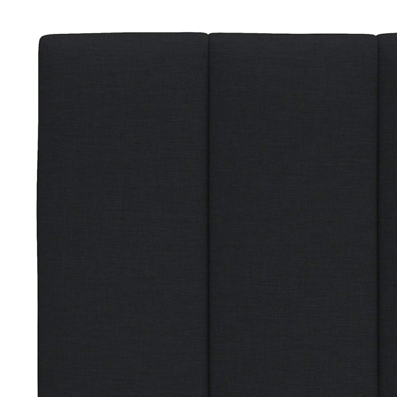 Kopfteil-Kissen Schwarz 90 cm Stoff