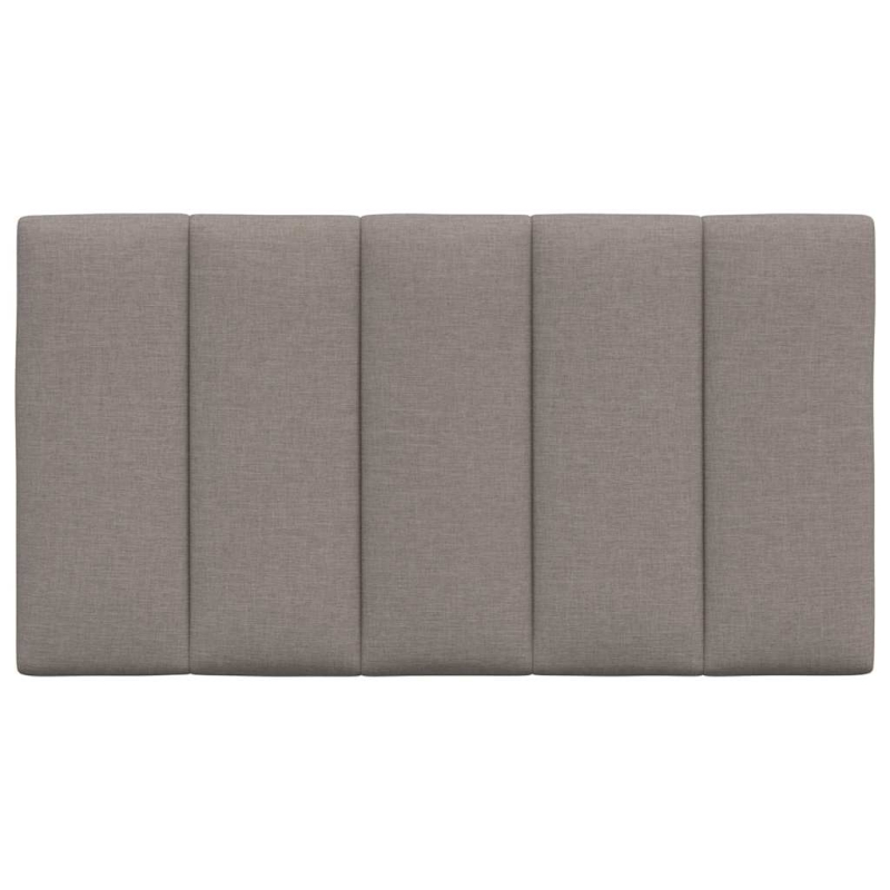 Kopfteil-Kissen Taupe 90 cm Stoff