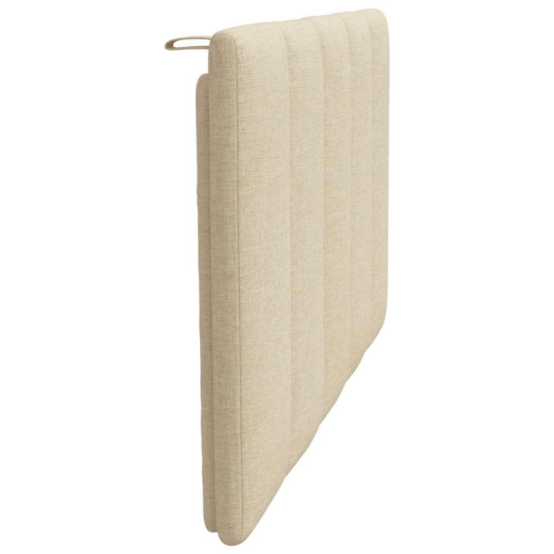 Kopfteil-Kissen Creme 90 cm Stoff