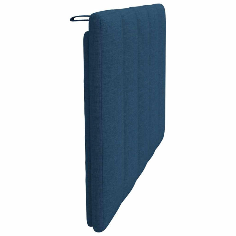 Kopfteil-Kissen Blau 90 cm Stoff