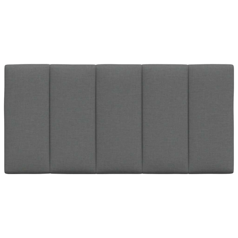 Kopfteil-Kissen Dunkelgrau 100 cm Stoff