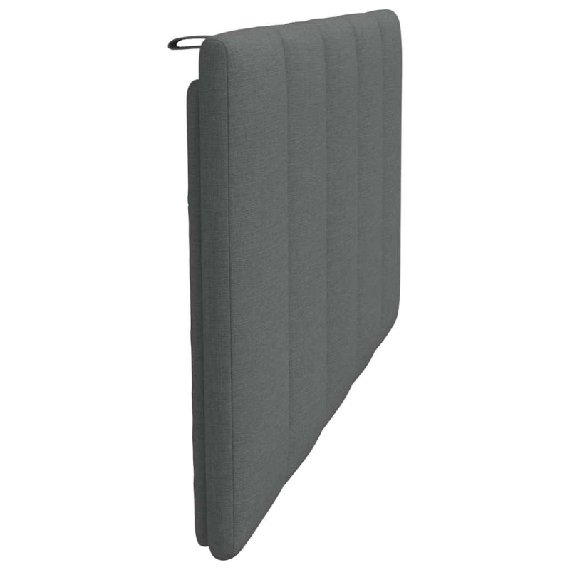 Kopfteil-Kissen Dunkelgrau 100 cm Stoff