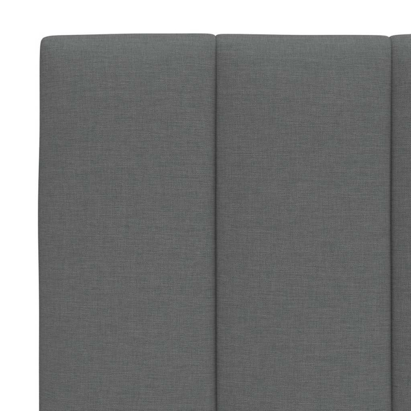 Kopfteil-Kissen Dunkelgrau 100 cm Stoff