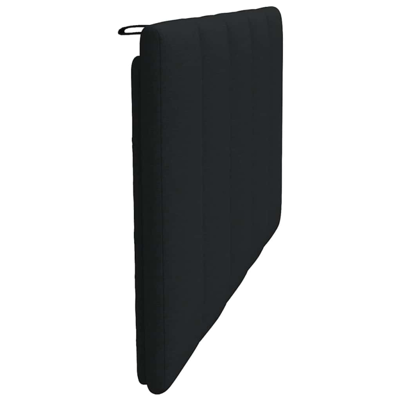 Kopfteil-Kissen Schwarz 100 cm Stoff