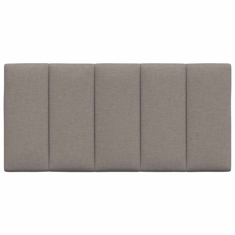Kopfteil-Kissen Taupe 100 cm Stoff